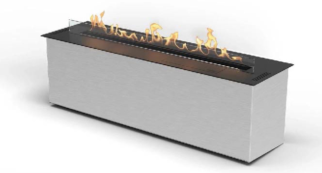 Automatic Bioethanol Fireplace Burner With BEV Technology FLA4+ 46 7/8"