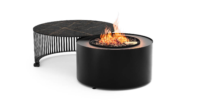 Outdoor Gas Fireplace Pivot Table Laurent
